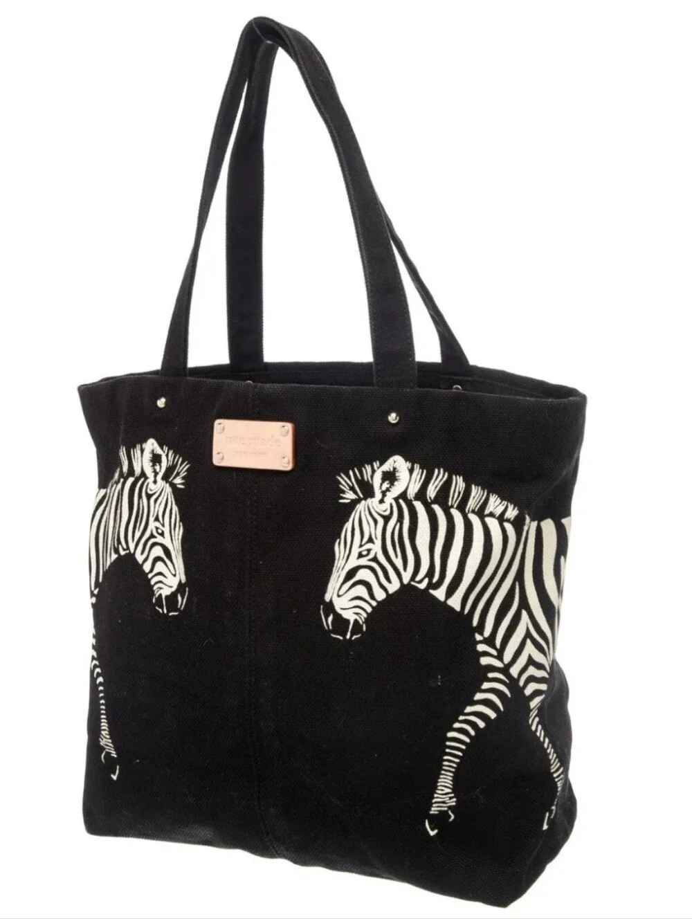 Kate Spade 🦓❤️ZEBRA❤️🦓 Canvas Tote